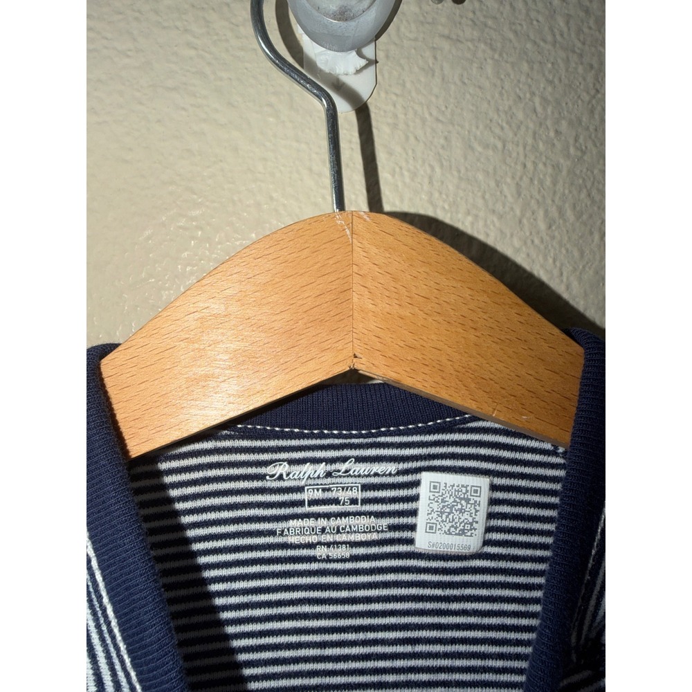 Boys Ralph Lauren Sleeper Size 9 Months - Picture 3 of 4